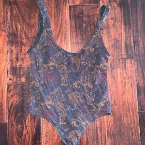 Free people mesh bodysuit